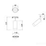 Трековый светильник Technical TR019-2-7W3K-W в Краснодаре