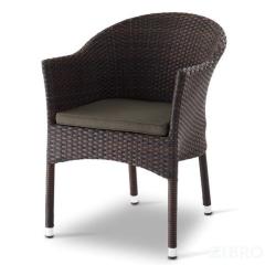 Кресло из искусственного ротанга - WS-2907B/Brown