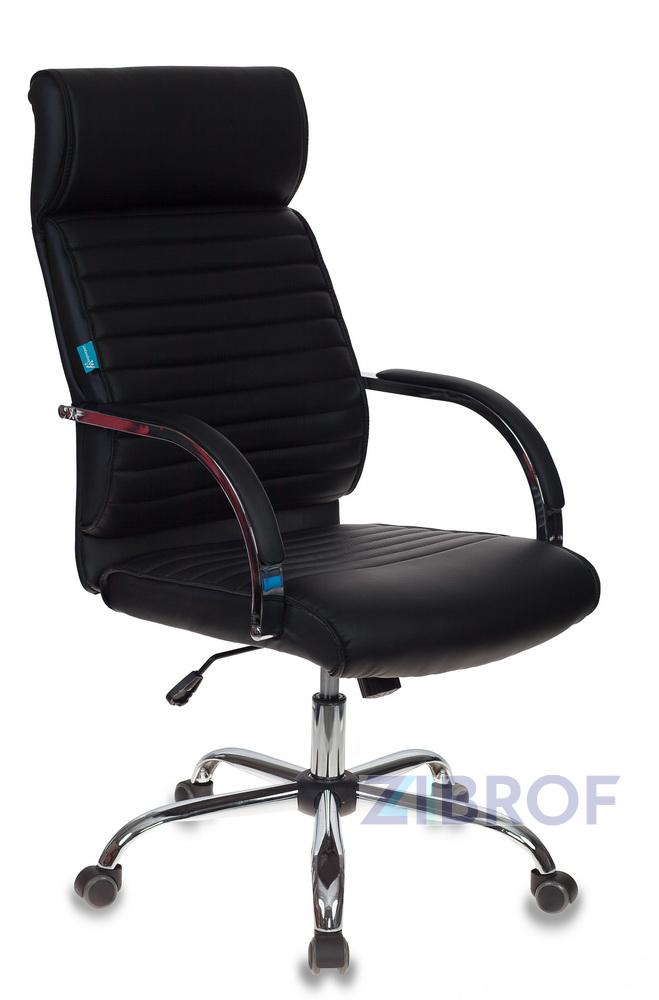 для руководителя офисное Бюрократ T-8010SL/BLACK черный обивка экокожа крестовина металл