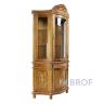 Витрина MK-2403-AB 1-дверная 130х50х237 см Античный бежевый в Краснодаре