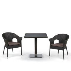 Комплект мебели из иск. ротанга T607D/Y97B-W53 Brown (2+1)