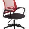 TopChairs ST-Basic офисное сетка/ткань красный крестовина пластик механизм Пиастра в Краснодаре