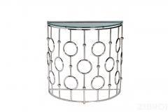 GY-CST8040 Консоль стекло прозр/хром 78*40*77см