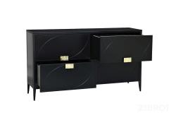 98BP-GD01KOMD-CHERN Комод черный 160*90*40см