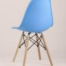 Стул Eames DSW голубой, литой полипропилен, стальной каркас, массив бука, 4 шт. в Краснодаре