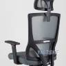 для руководителя TopChairs Local офисное серое обивка сетка ткань крестовина пластик в Краснодаре