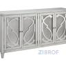 Буфет Mirimyn T505-562 с зеркальными дверцами 172х41х91 см Белый в Краснодаре