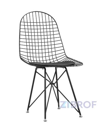 Eiffel из металла цвет черный с подушкой из черной экокожи в Краснодаре