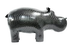 Пуф Бегемот Caiman Black Shine