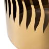 GY-ET8149GOLD Стол журнальный "Wave" тонир.стекло/зол. d50*51см в Краснодаре