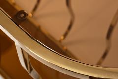 Консоль коричневое стекло/золото 13RXC4034-GOLD