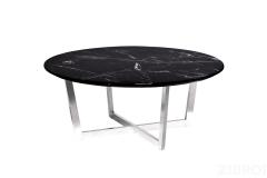 33FS-CT2029-BS Стол журнальный Nero d100х40,6 см