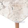 Стол обеденный 29 White Marble раскладной 120-150*75 белый мрамор в Краснодаре