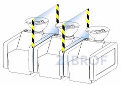 Защитный экран для парикмахерских моек Light