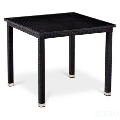 Стол из иск. ротанга T246ST-90x90 Black
