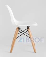 Комплект мебели детский Eames стол детский белый, 5 стульев белые