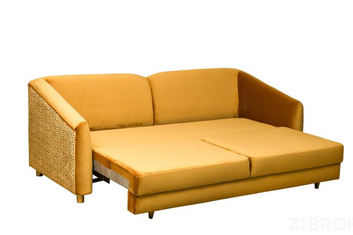 Диван Trevi 230М(К) трехм раскл с кантом оранж Velv ORANG+Lattice ORANG 232*103*88см в Краснодаре