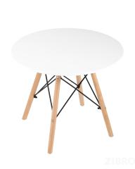 Стол Eames DSW детский белый, ножки массив бука