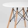 Комплект мебели детский стол Eames белый, 3 стула голубые в Краснодаре