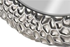 50SX-1020 Зеркало круглое рама полиуретан серебро d100*4,0см