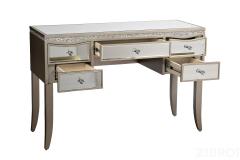KFG127 Столик туалетный 5 ящ. отделка зеркальная 120*45*79см