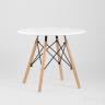 Стол Eames DSW детский белый, ножки массив бука в Краснодаре