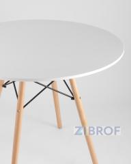 Eames D90, 2 стула Eames DSW белые