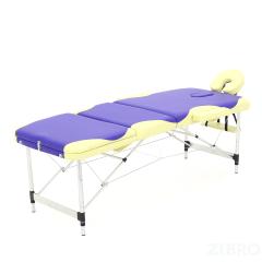 Массажный стол JFAL01A М/К (МСТ-102Л) складной алюминиевый 3-х секционный
