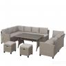 Комплект плетеной мебели AFM-370B Beige в Краснодаре