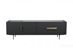 40AD-CB0006A Тумба под ТВ серая 180*42*55 см
