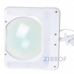 Лампа лупа Med-Mos 9002LED (9008LED-D-189) бестеневая, на штативе (FS2), с РУ, П-образная, на 84 светодиода