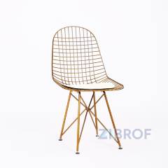 Eiffel из металла цвет золото с белой подушкой из экокожи